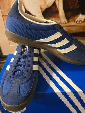 Adidas originals Men's GAZELLE INDOOR Sneakers JS1410 Victory Blue / Night Sz 10